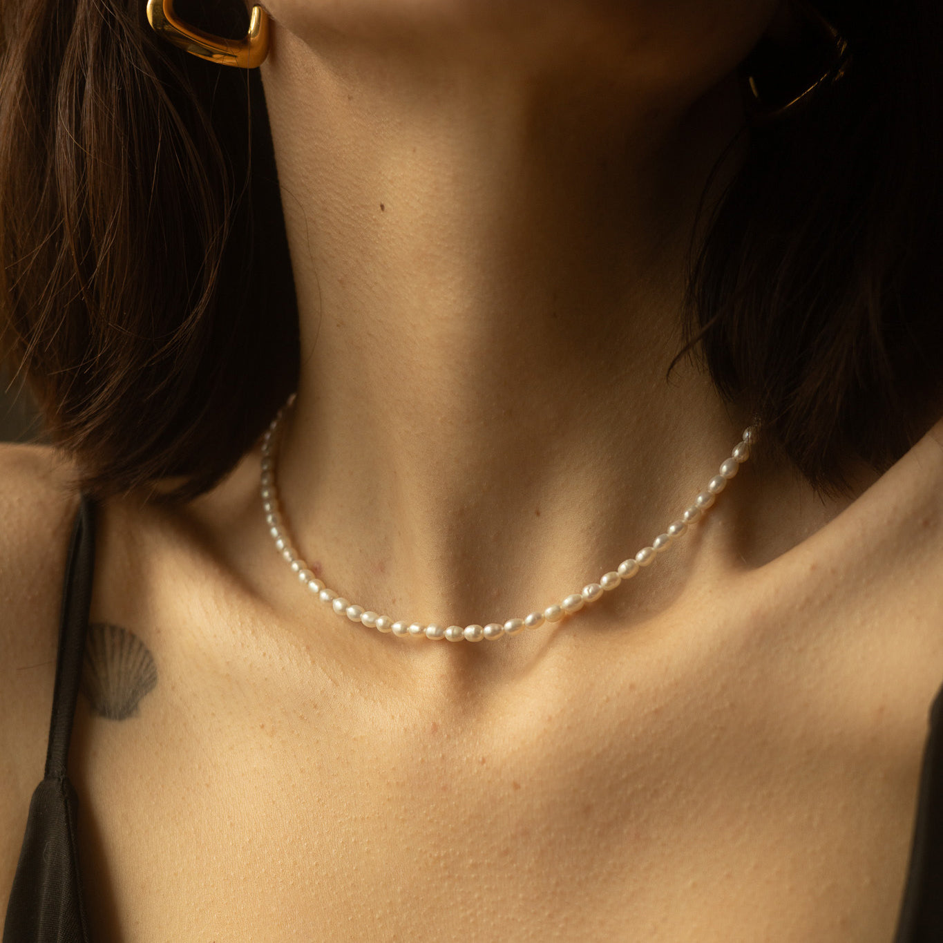 Colier din perle naturale de cultura Glitterati Prosperity