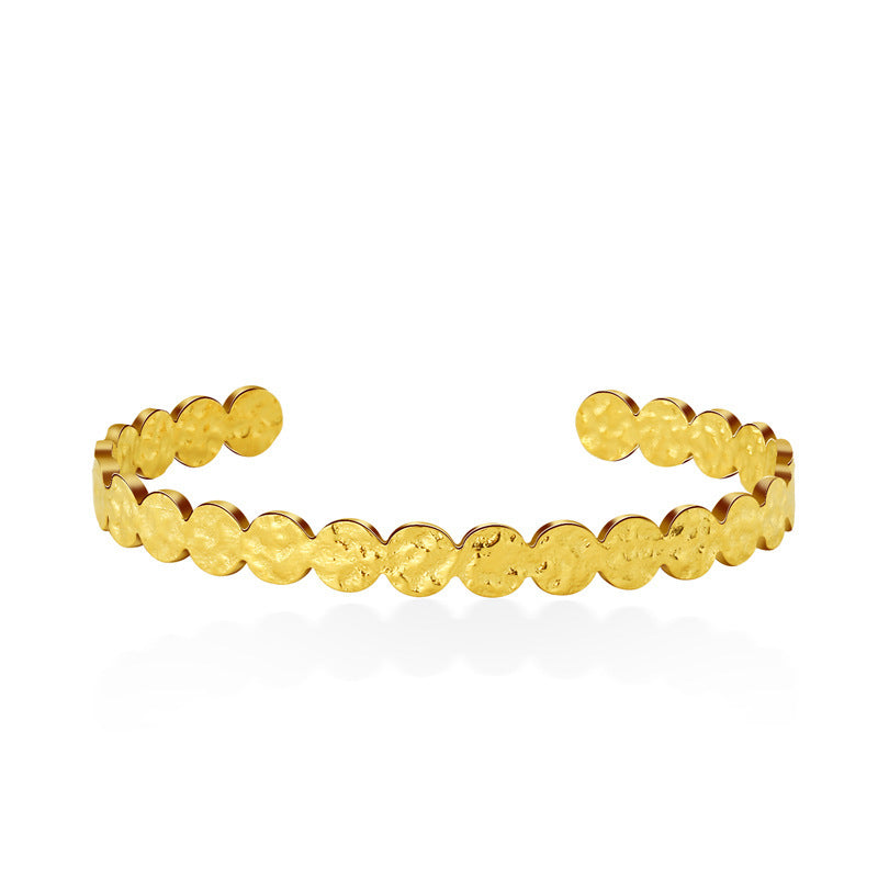 Bratara placata cu aur de 18k Glitterati Ripples