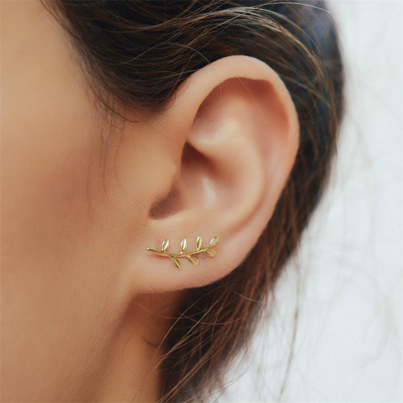 Cercei din argint placat cu aur de 18k Glitterati Olympia