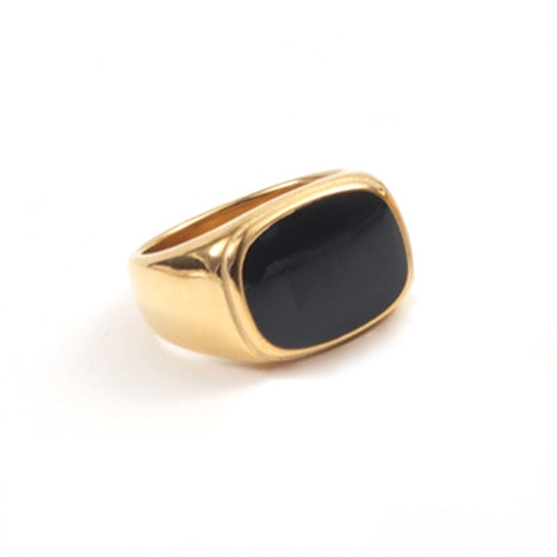 Inel placat cu aur de 18k Glitterati Monarch