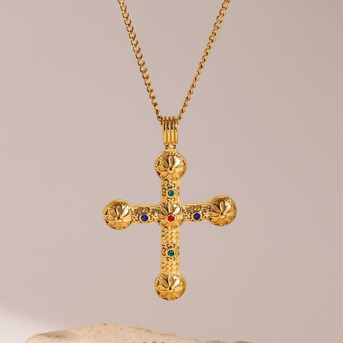 Colier placat cu aur de 18k Glitterati