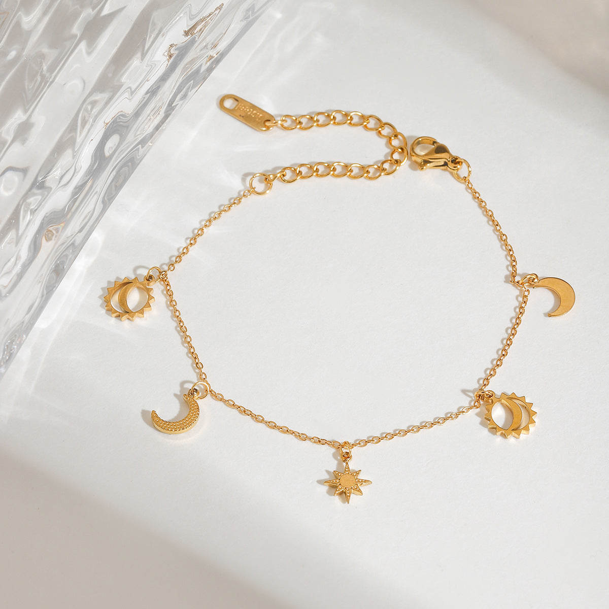 Brățară placată cu aur de 18k Glitterati