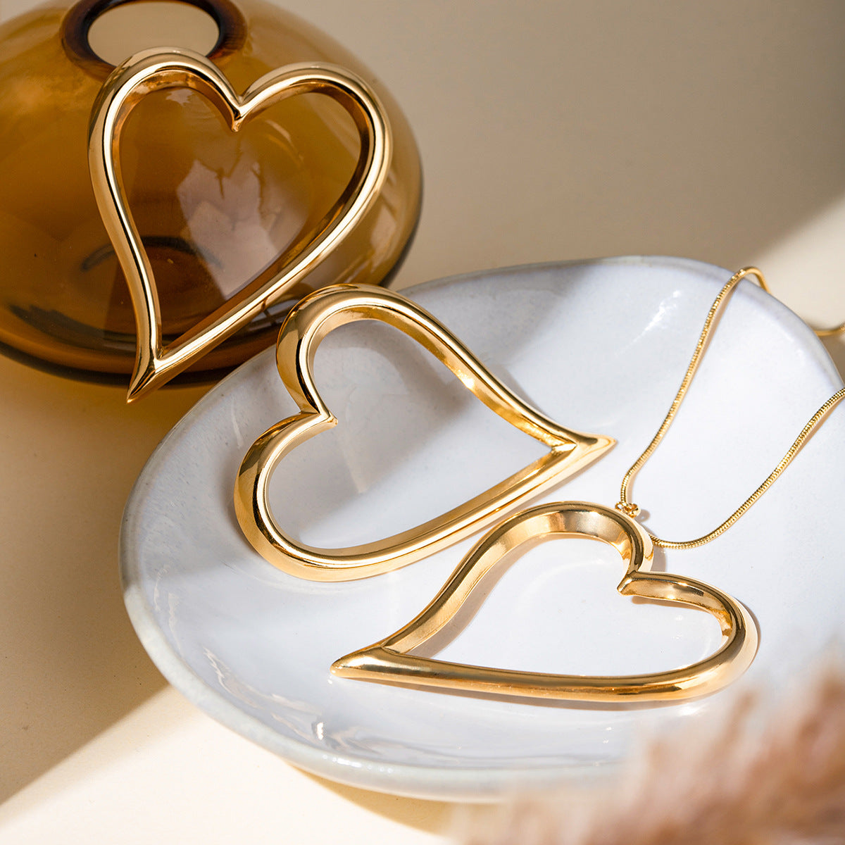 Colier placat cu aur de 18k Glitterati Magnetism