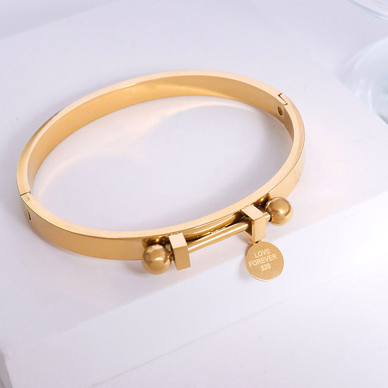 Bratara placata cu aur de 18k Glitterati