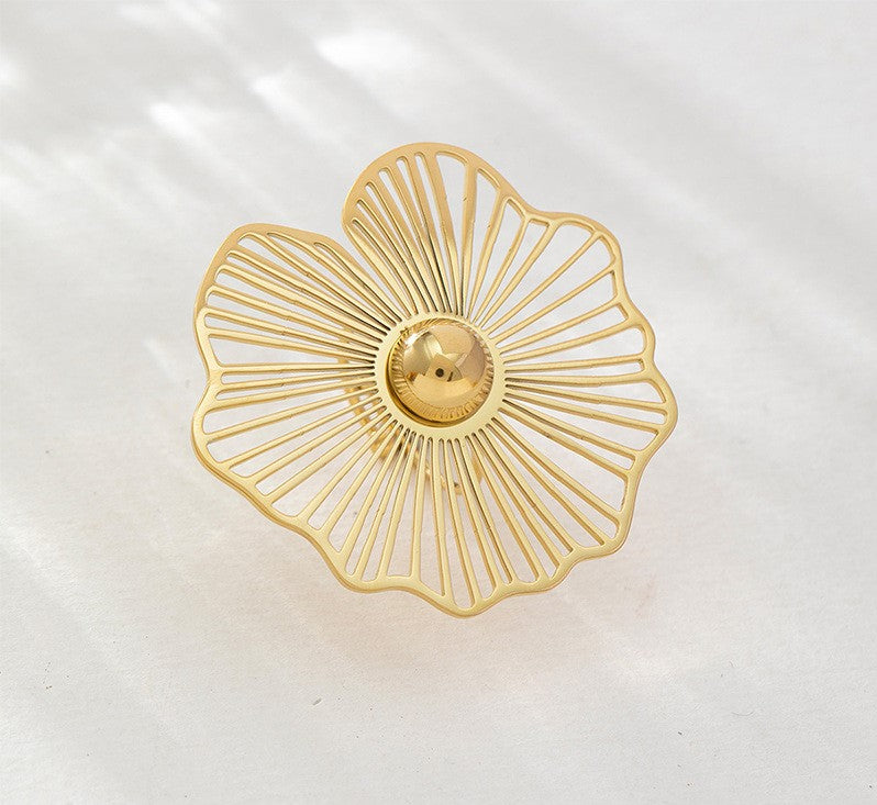 Inel placat cu aur de 18k Glitterati Radiance