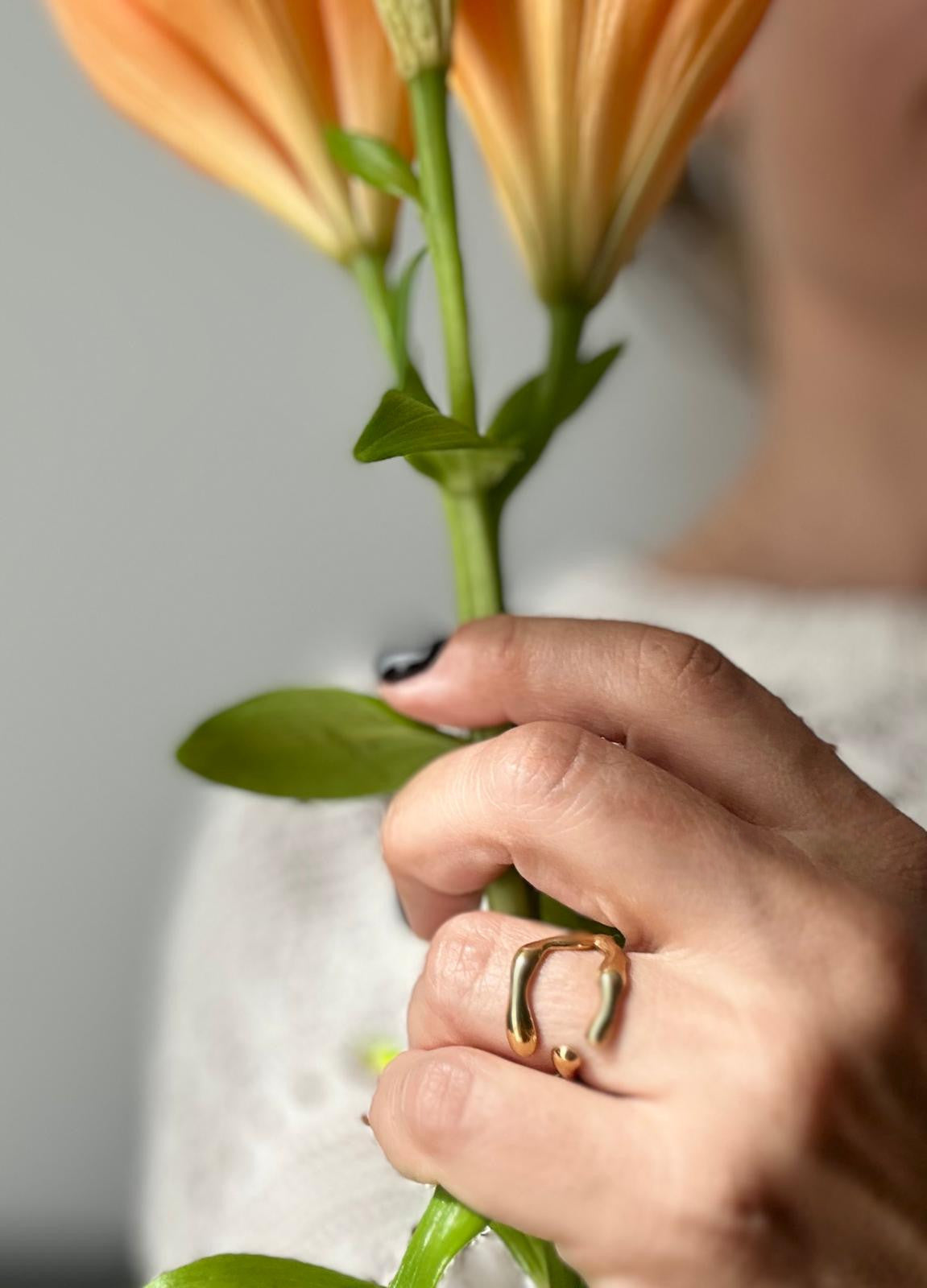 Inel placat cu aur 18k Glitterati Eternal