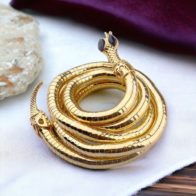 Colier/bratara Medusa Gold
