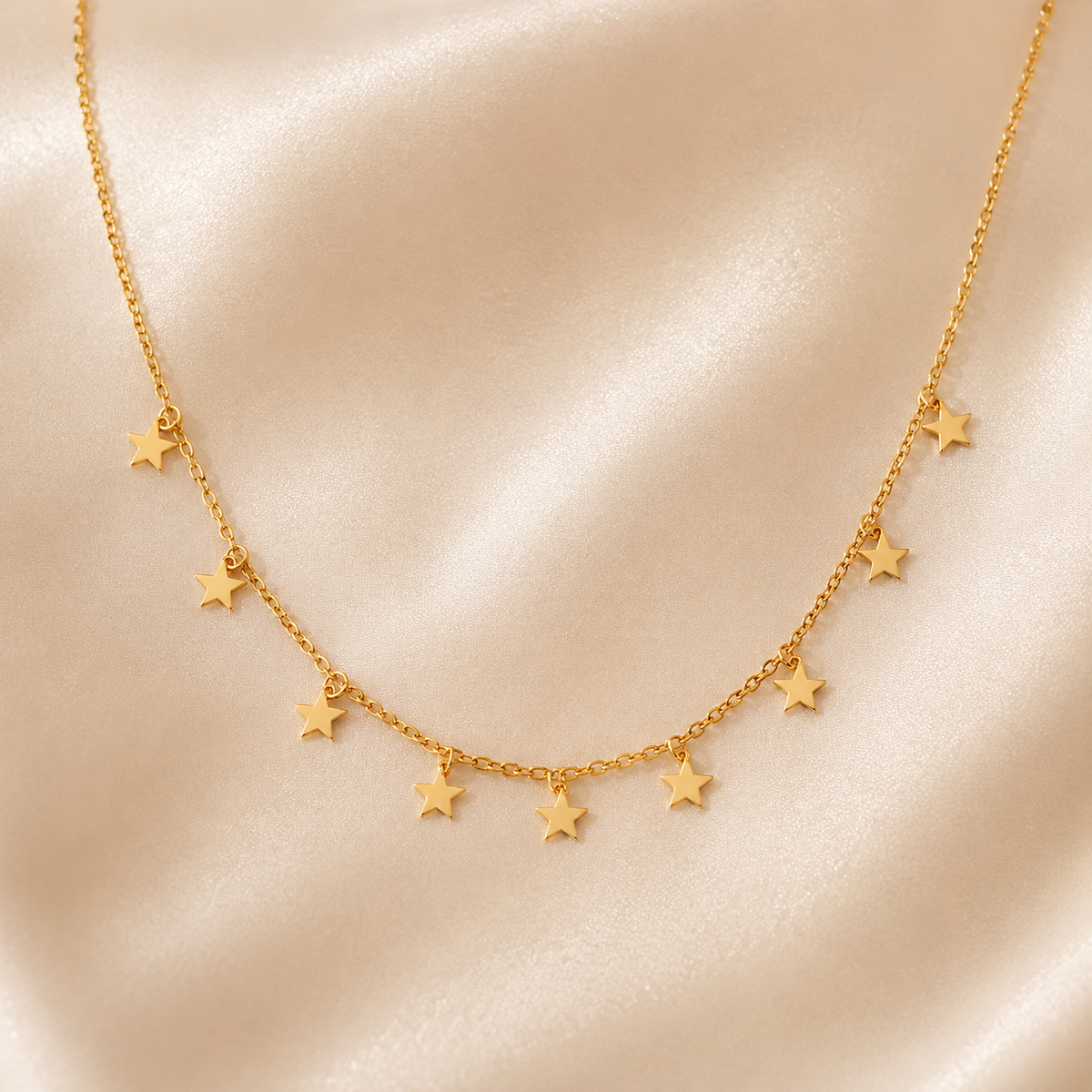 Colier cu stelute la baza gatului -Stars Glitterati