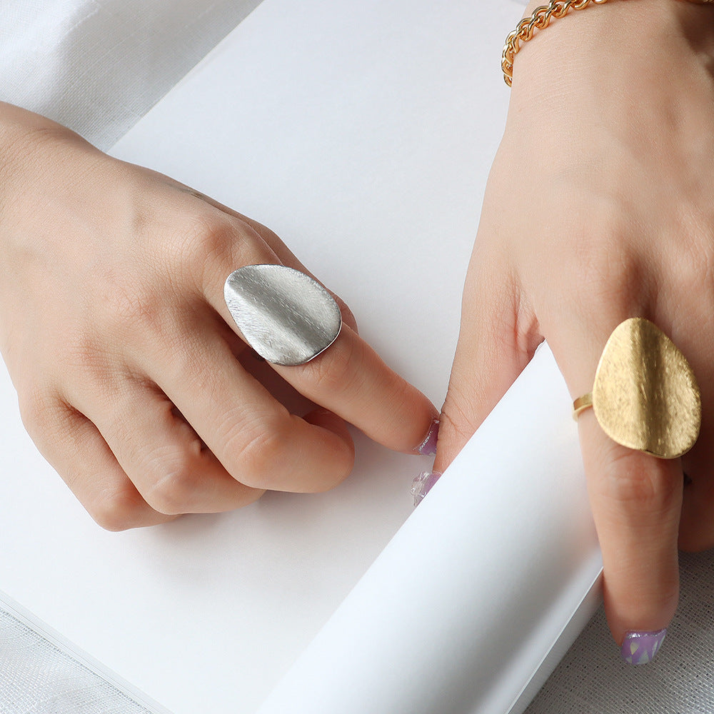 Inel placat cu aur de 18k Glitterati Wind