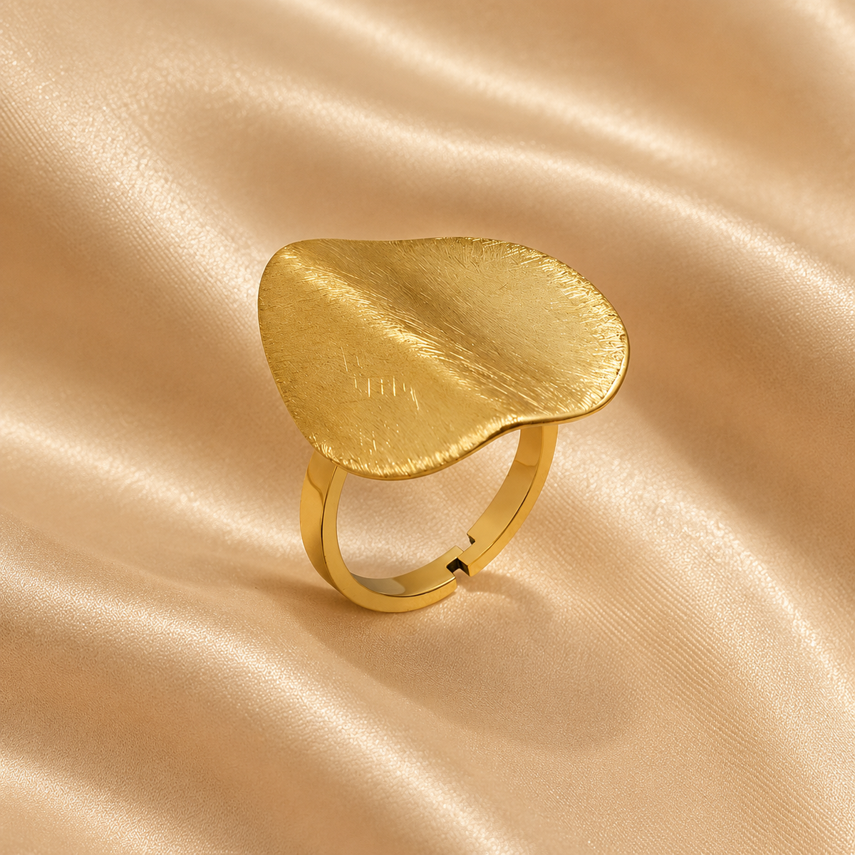 Inel placat cu aur de 18k Glitterati Wind