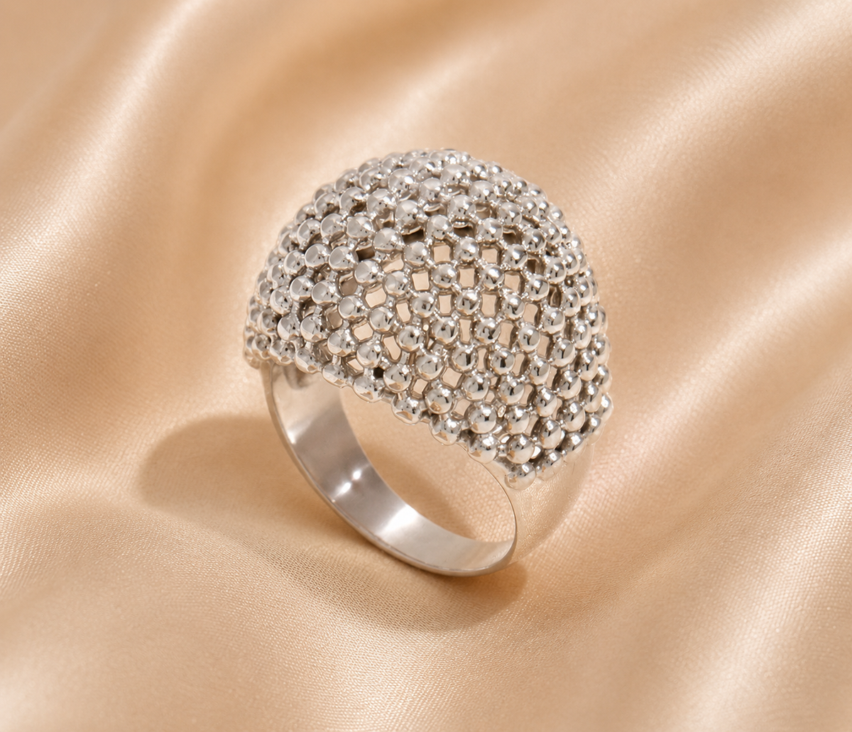 Inel Glitterati Armor-silver
