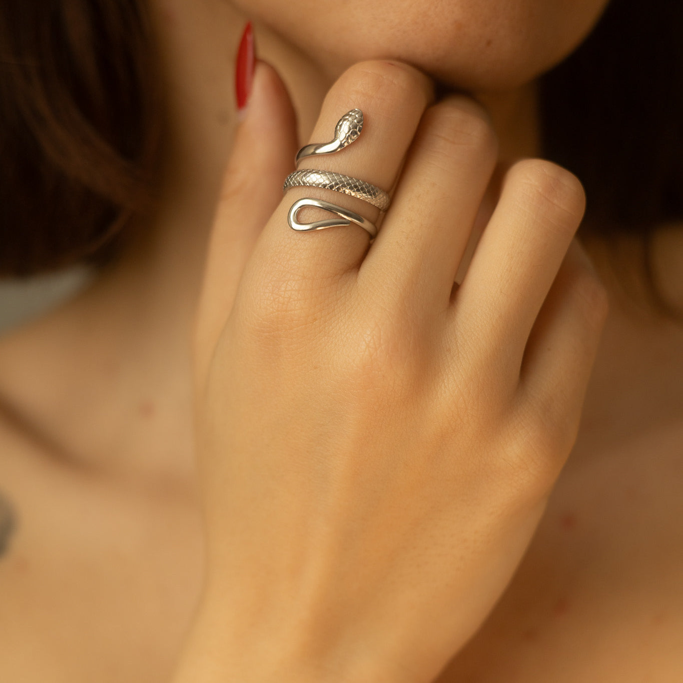 Inel Glitterati Temptation -Silver
