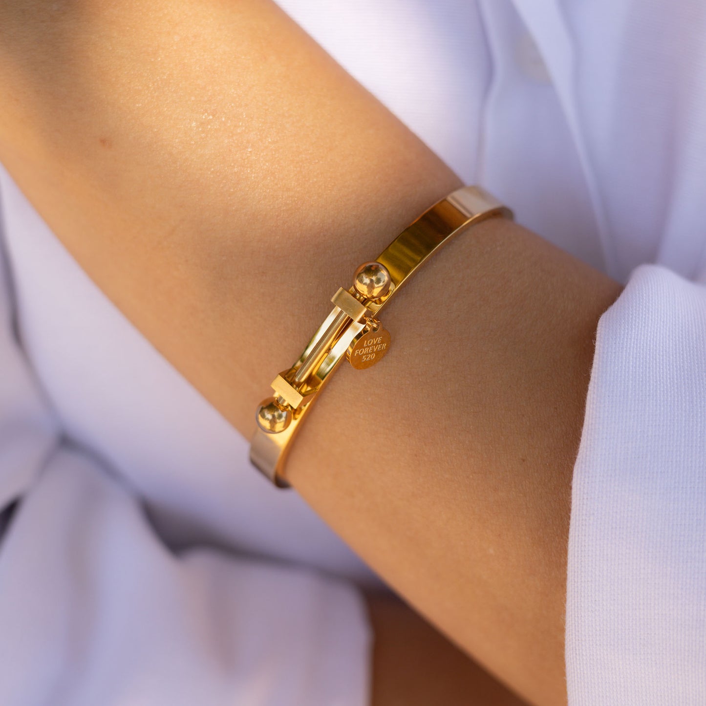 Bratara placata cu aur de 18k Glitterati