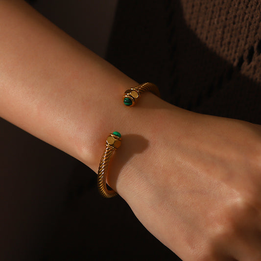 Brățară Glitterati placată cu aur de 18k