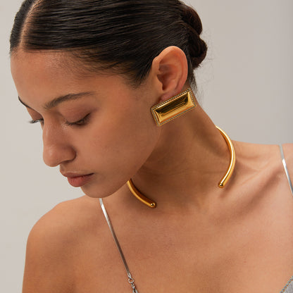 Colier Glitterati  placat cu aur de 18k