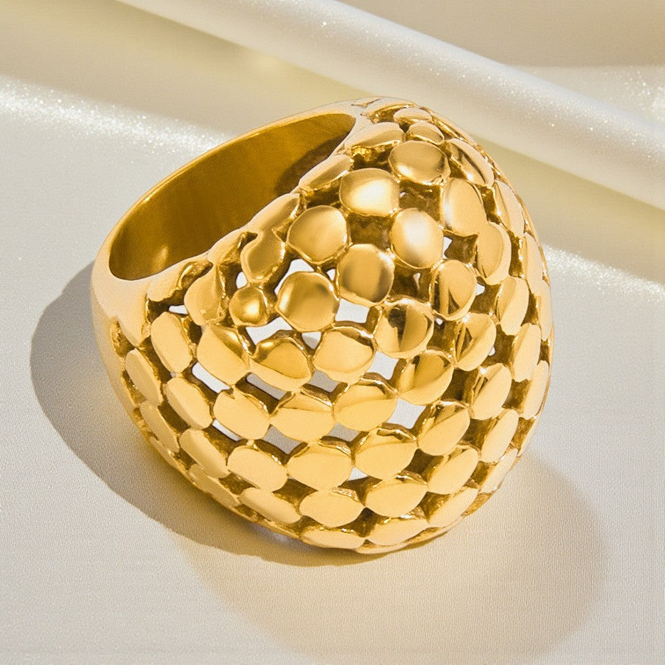 Inel placat cu aur de 18k Glitterati