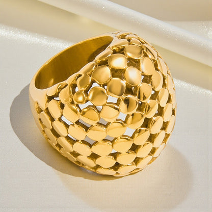 Inel placat cu aur de 18k Glitterati