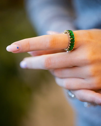 Inel Glitterati , placat cu aur de de 18k