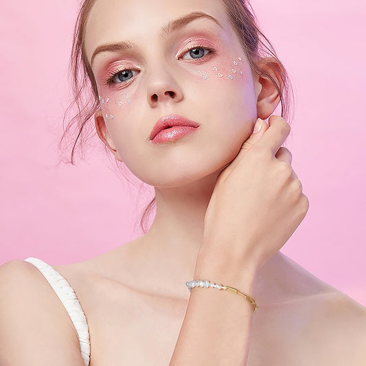 Brățară cu perle naturale de cultură Glitterati