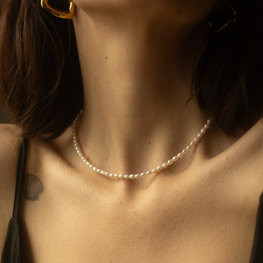 Colier din perle naturale de cultura Glitterati Prosperity