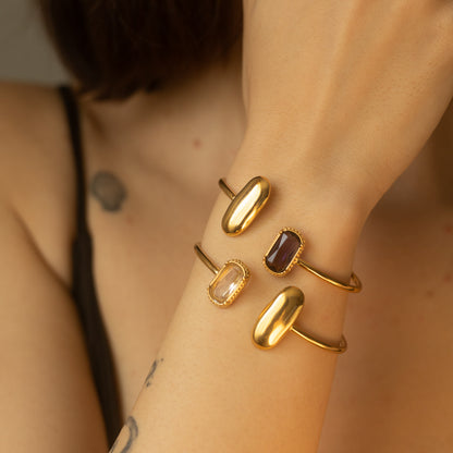 Bratara placata cu aur de 18k Glitterati Portal