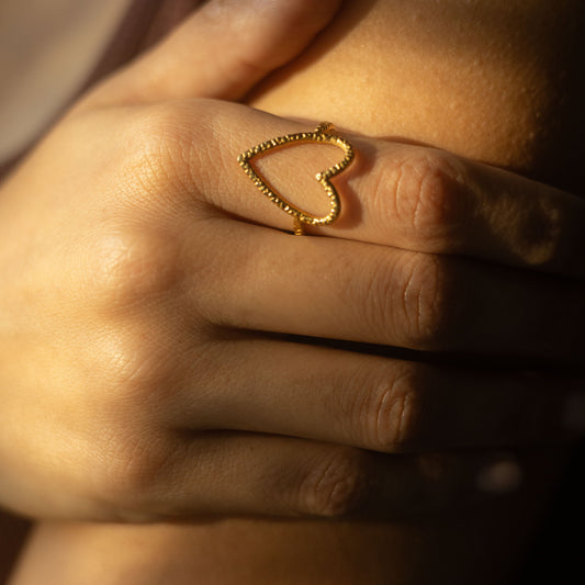 Inel placat cu aur de 18k Glitterati Endless Love