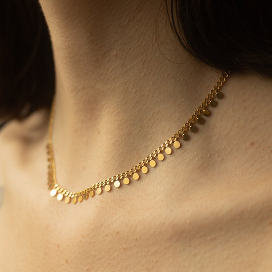 Colier placat cu aur de 18k Glitterati Glory