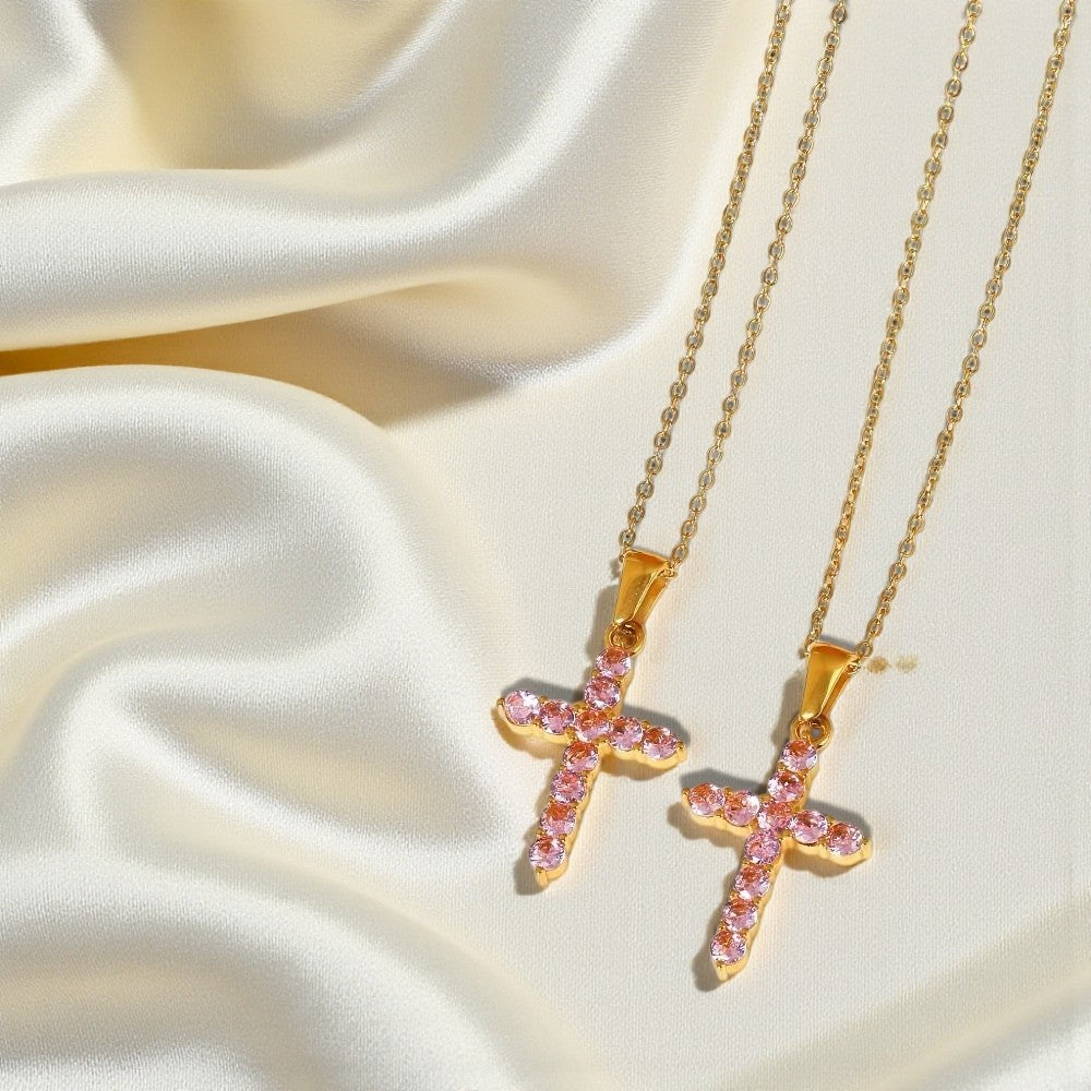 Colier placat cu aur de 18K Glitterati