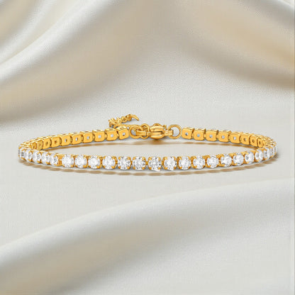 Brățară Glitterati Murmur placată cu aur de 18K- 3mm