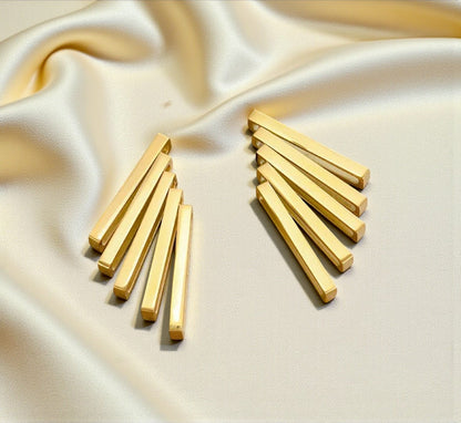 Cercei placati cu aur de 18k Glitterati Wings