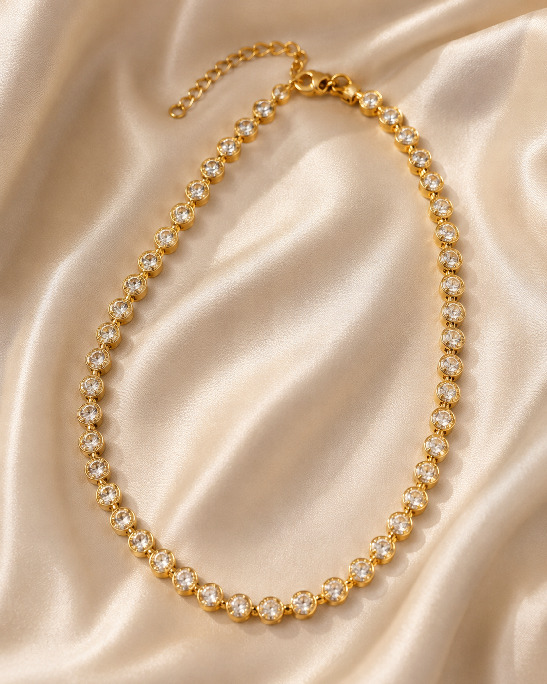 Colier placat cu aur de 18K Glitterati Ray of Light