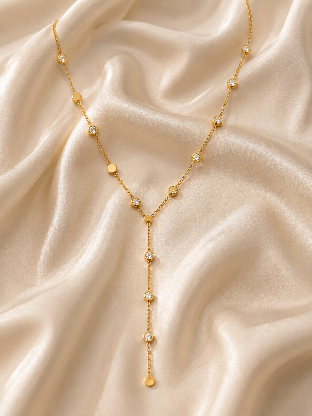 Colier placat cu aur de 18K Glitterati Stardrop