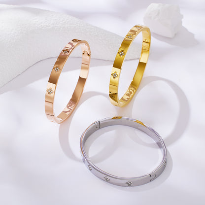 Bratara placata cu aur de 18k Glitterati
