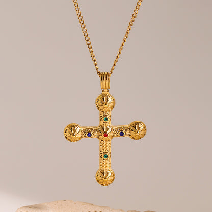 Colier placat cu aur de 18k Glitterati