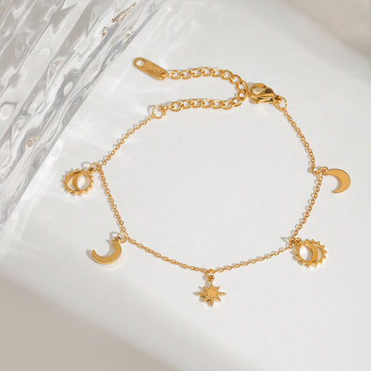 Brățară placată cu aur de 18k Glitterati