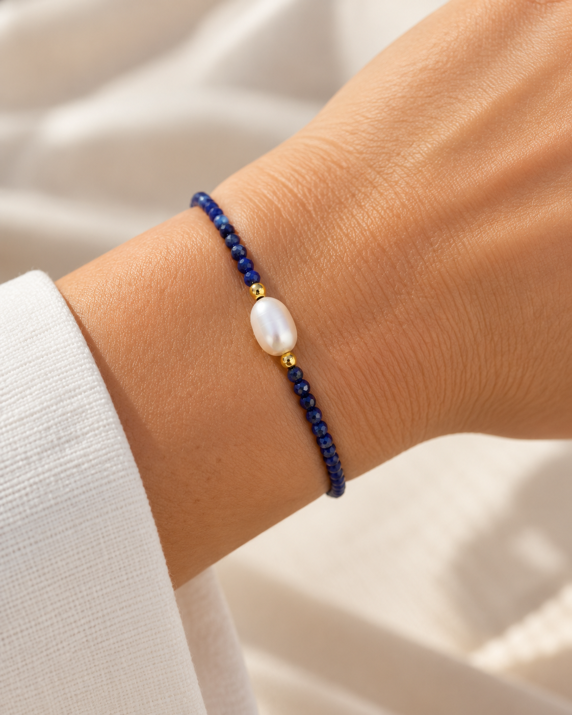 Bratara Glitterati cu lapis lazuli