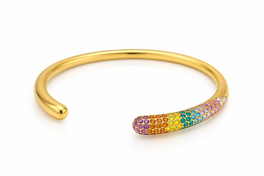 Brățară aurie  Glitterati Prism