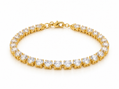 Brățară aurie tennis Glitterati Murmur