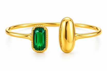Bratara Glitterati Portal cu cristal verde