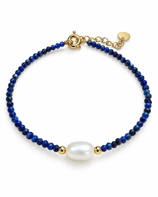 Bratara Glitterati cu lapis lazuli