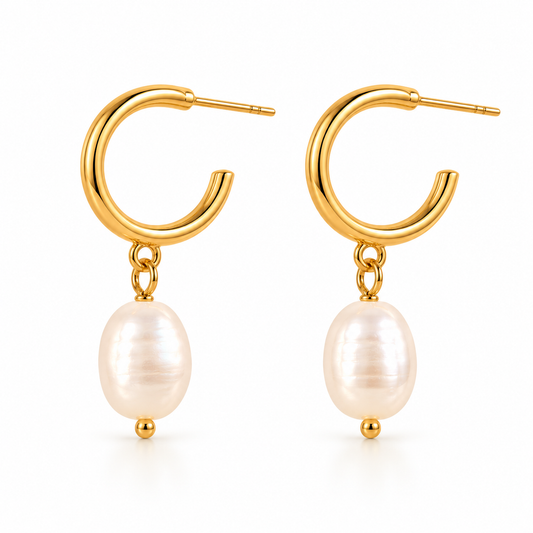 Glitterati Deep Sea Cultured Pearl Earrings