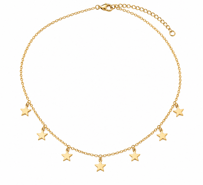 Colier cu stelute la baza gatului -Stars Glitterati