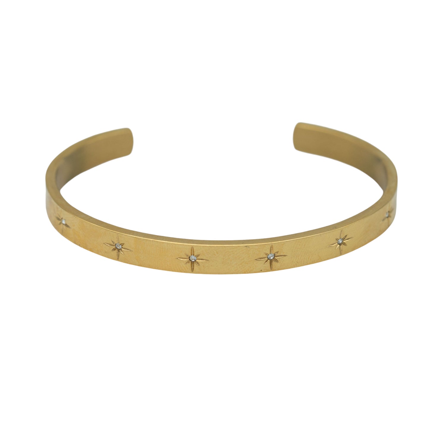 Bratara placata cu aur de 18k Glitterati Sparkle Bangle