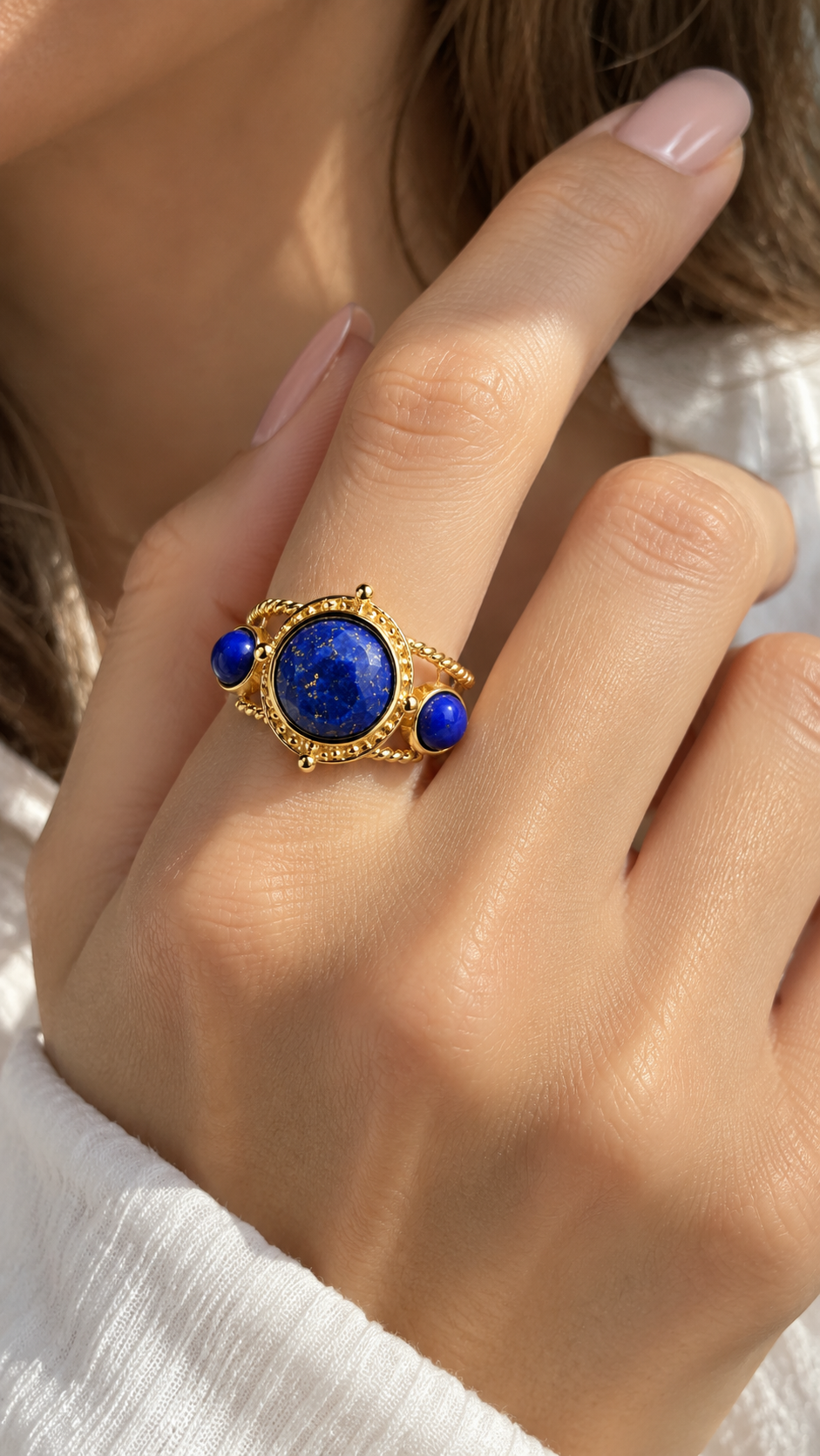 Inel cu lapis lazuli