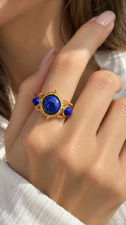 Inel cu lapis lazuli
