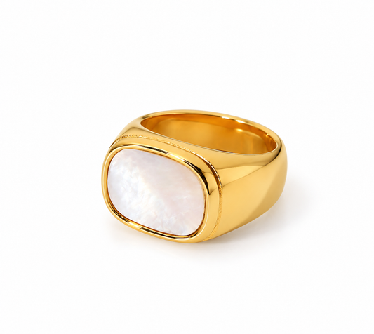 18k Gold-Plated Glitterati Monarch Ring