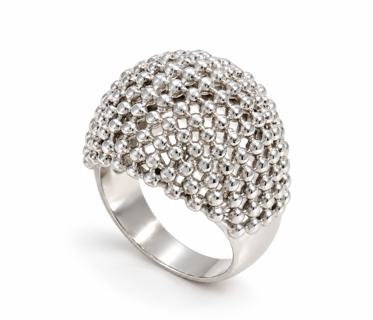 Inel Glitterati Armor-silver