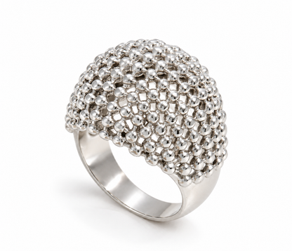Inel Glitterati Armor-silver