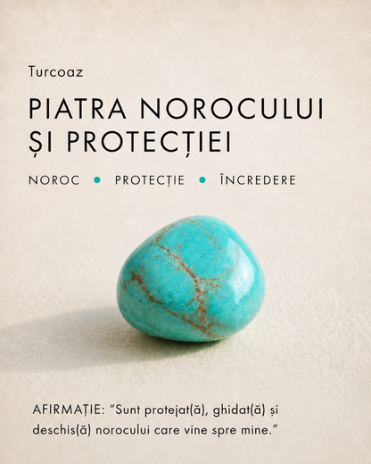 Cercei din argint și turcoaz natural Glitterati Wildheart