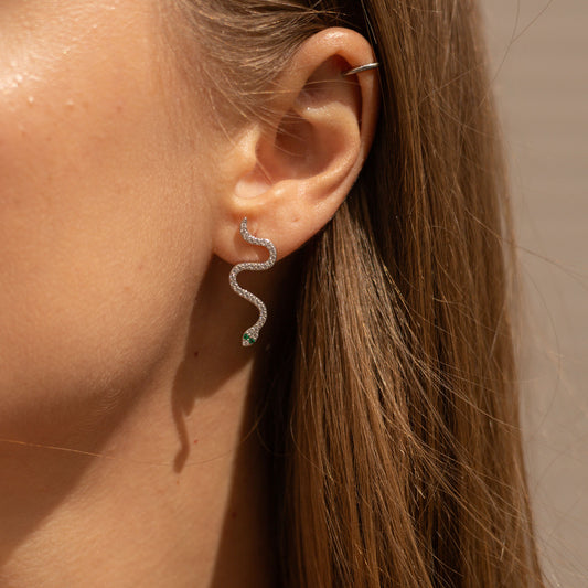 Cercei din argint Glitterati Guardian